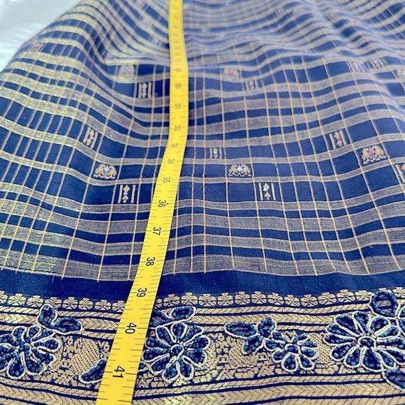 Handmade  custom design Cocktail, Evening gown dress with crystals ,Size 4 ( S ) - Picture 9 of 14